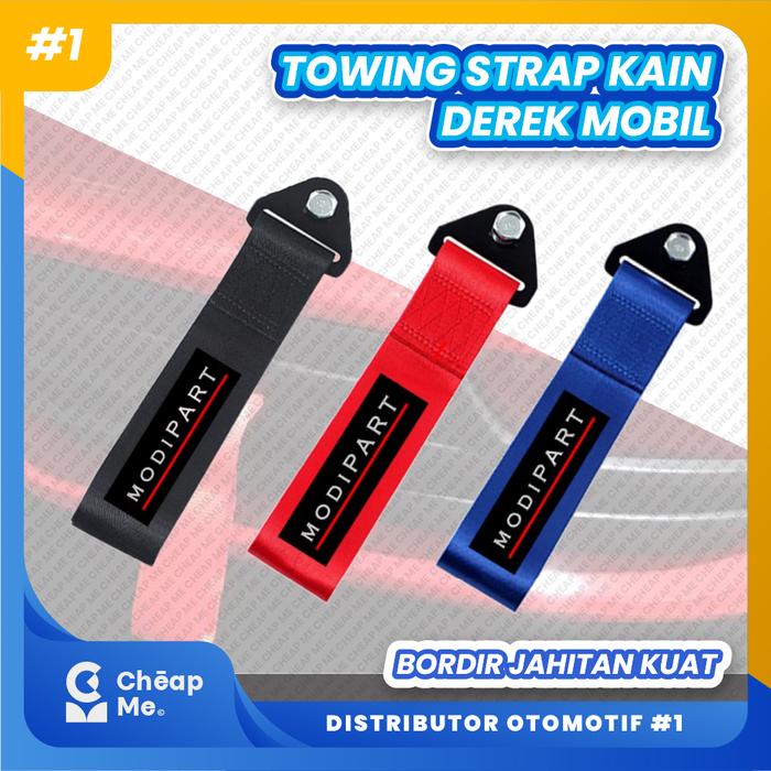 Gambar Towing STRAP Kain Derek Mobil Racing Style Variasi Mobil Universal dari Cheap Me Kab. Tangerang Tokopedia
