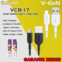 Gambar V-Gen Vgen VCB-17 Kabel Data Charger Type C Fast Charging Resmi - Hitam dari Golden Celluler Kota Administrasi Jakarta Pusat 1 Tokopedia
