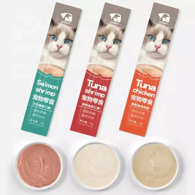 Snack Kucing Cemilan Kucing Tuna Salmon Chicken Setara Meo 15 gr 1