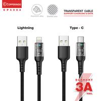 Gambar COPPER Kabel Data Transparan 30W/3A CP5004 Type C / Lightning | Fast Charging - Lightning dari Copper Samarinda Official Kota Samarinda 3 Tokopedia