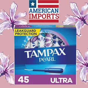 [ORI USA] Tampax Pearl Ultra - 45 or 60 Tampons
