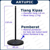 Gambar Tiang dan Pemberat Kipas Angin Dinding Wall Fan ARTUPIC JBL K20A DLL dari Artupic Peralatan Peternakan Kota Tangerang Selatan 2 Tokopedia
