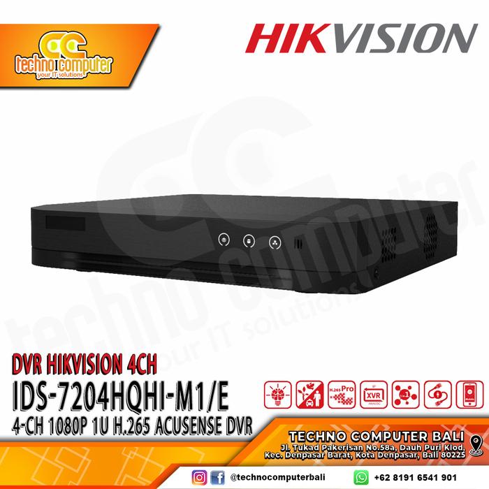 Gambar DVR HIKVISION 4 Channel iDS-7204HQHI-M1/E dari Techno Computer Bali Kota Denpasar Tokopedia