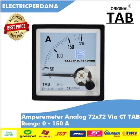 Einbauinstrument 150A Amperemeter 72x72mm 150/5A Strom Ampere Meter Panelmeter Einbauinstrument 150A Amperemeter 72x72mm 150/5A Strom Ampere Meter Panelmeter