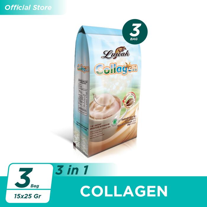 Gambar Kopi Luwak White Koffie Collagen Bag 5x25gr Triple Pack dari Kopi Luwak Shop Kota Administrasi Jakarta Utara Tokopedia