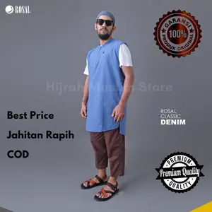 Baju Muslim Kaos Kurta Rompi Sholat Solat Pria Rosal M XXXL Big Size