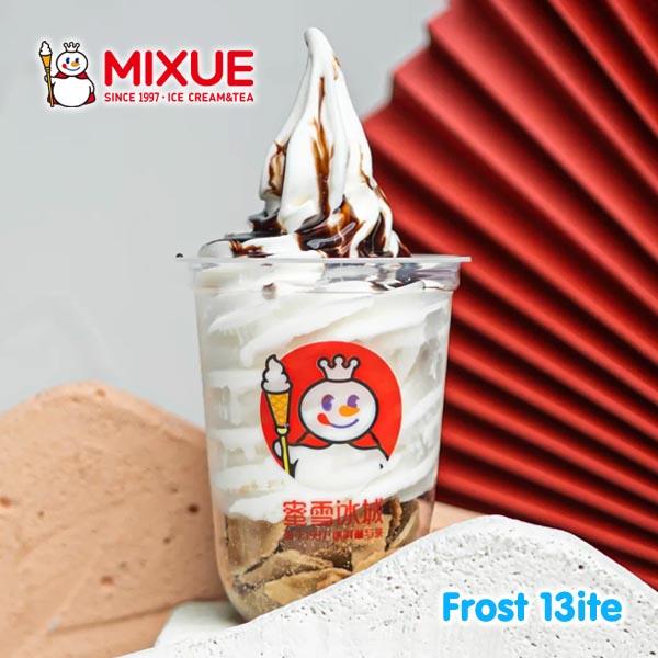 Gambar Mixue Lucky Sundae Chocolate Ice Cream dari Frost Bitess Kota Malang Tokopedia