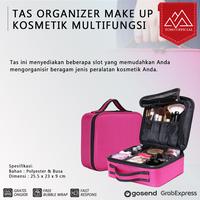 Gambar TAS ORGANIZER MAKE UP KOSMETIK BAG COSMETIC MULTIFUNGSI DESAIN KOPER dari Toso Mart Kota Administrasi Jakarta Pusat 1 Tokopedia
