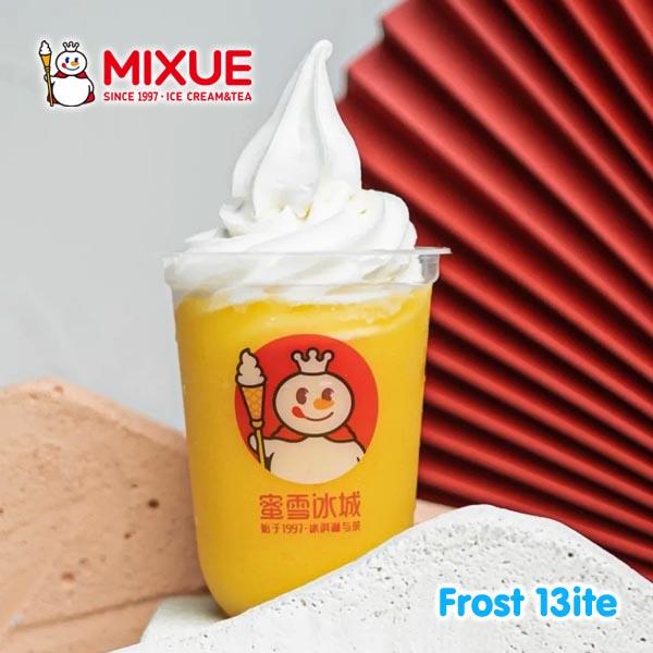 Gambar Mixue Mango Smoothies With Ice Cream dari Frost Bitess Kota Malang Tokopedia