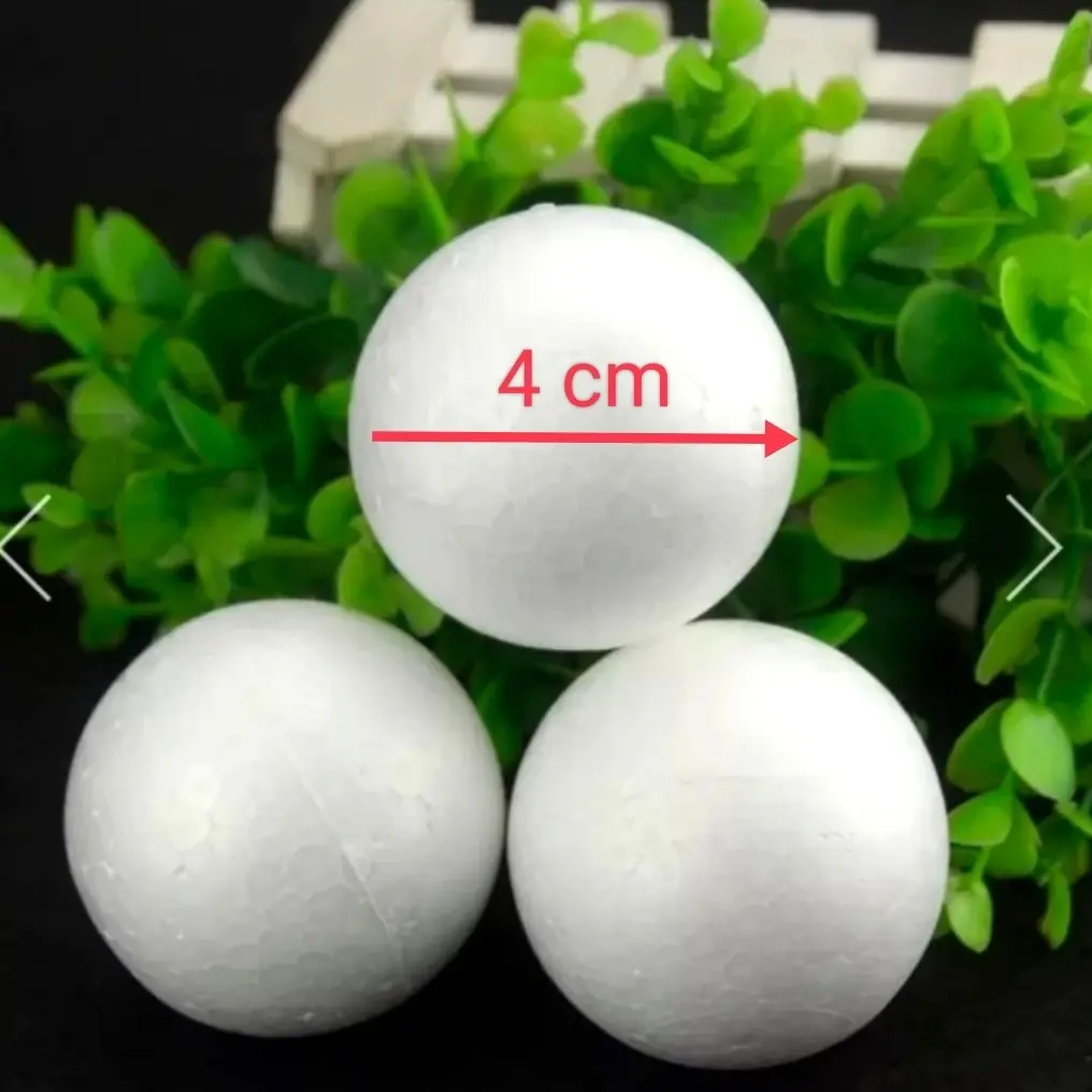Bola gabus 4 cm/ styrofoam butir
