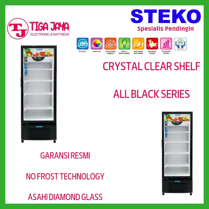 STEKO SHOWCASE CHILLER MG220 DISPLAY COOLER NO FROST MG-220