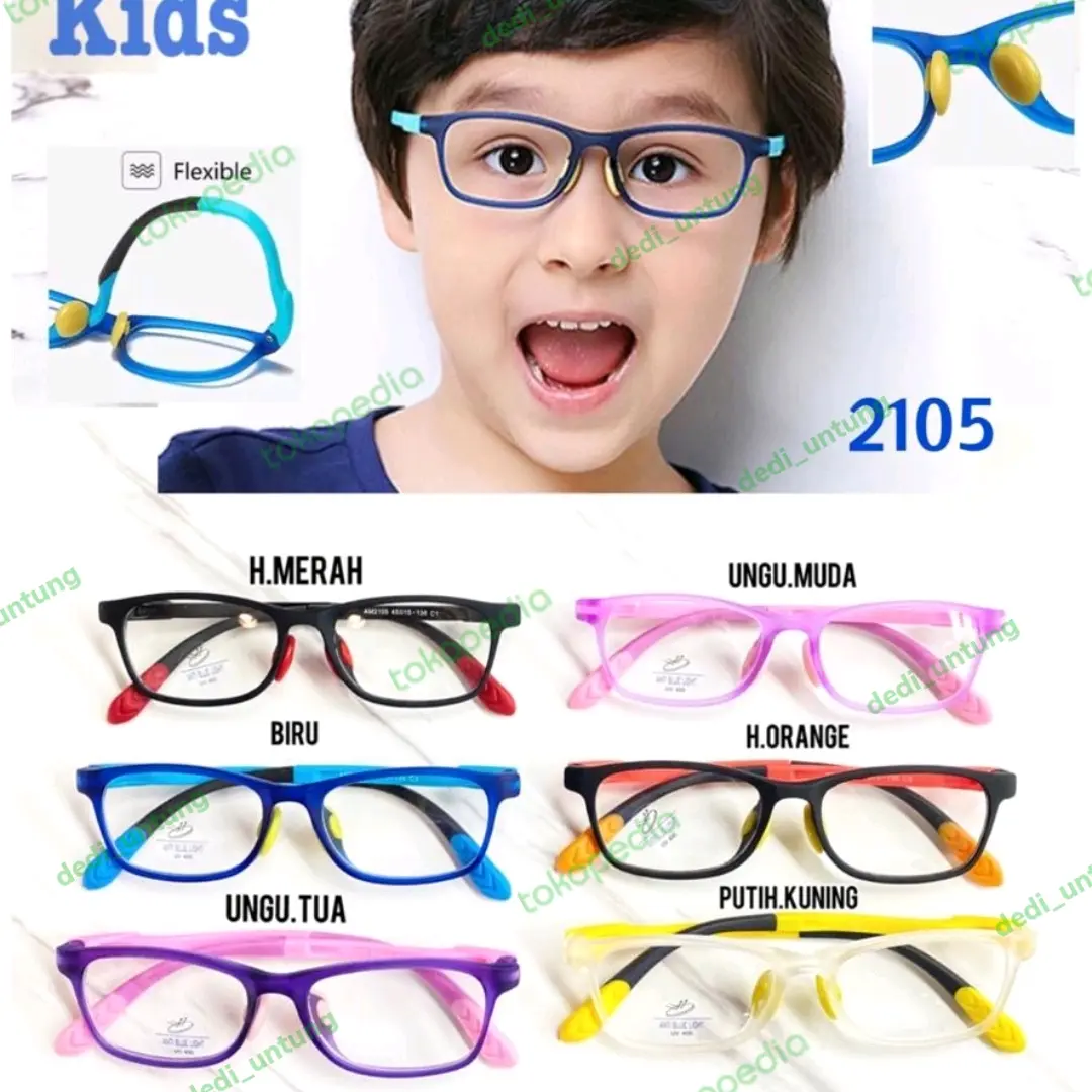 frame kacamata anak gratis lensa minus radiasi