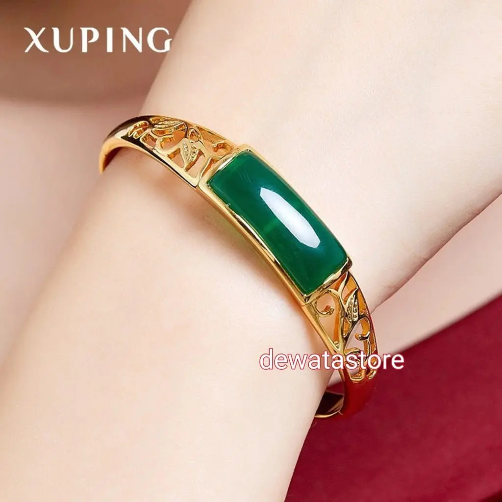 GELANG GIOK XUPING WANITA MOTIF ELEGAN LAPIS EMAS 24K HIGH QUALITY