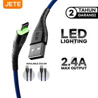 Gambar Kabel Data Type-C USB Jete CX5 with Fast Charger 2.4A Original - Hitam dari Fenix Gadget Kota Administrasi Jakarta Pusat 2 Tokopedia