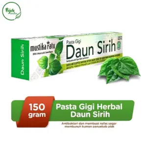 Mustika Ratu Odol Pasta Gigi Daun Sirih 150 Gram - Herbal Antibakteri