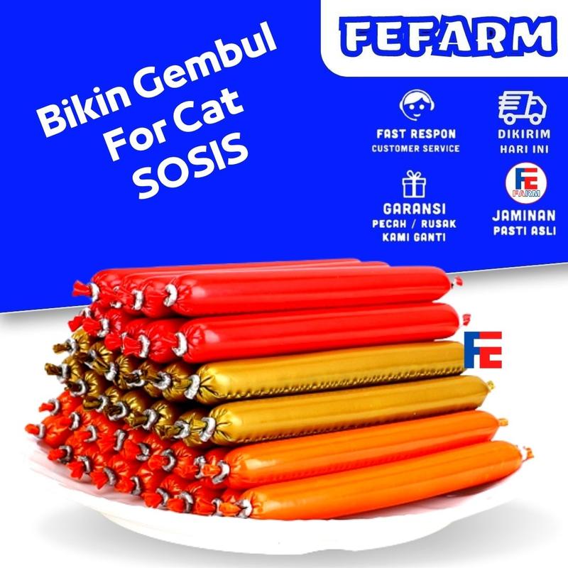 Snack Anjing Kucing Rasa Sosis Daging Ayam Bebak Sapi Cemilan Pet 0