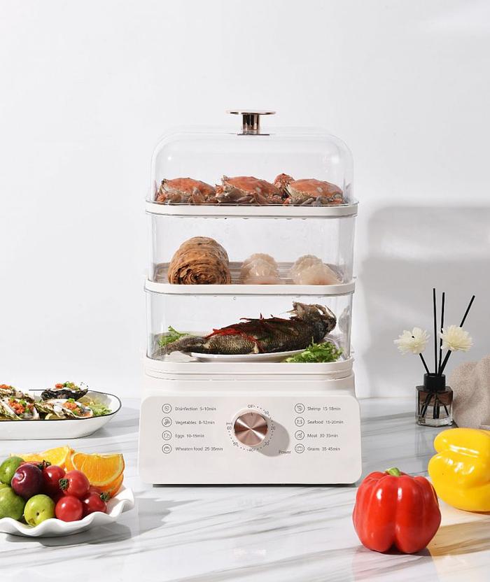 Gambar IDEALIFE - Food Steamer – Pengkukus Makanan (3 Layer) - FS-1201 dari IDEALIFE ONLINE STORE Kota Administrasi Jakarta Utara Tokopedia
