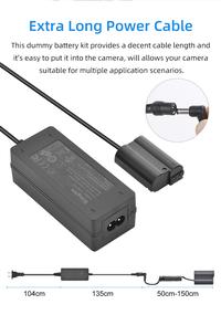 Gambar Kingma Dummy Battery + Indoor Power Adaptor EN-EL15 dari Sentra Digital Kota Surabaya 2 Tokopedia