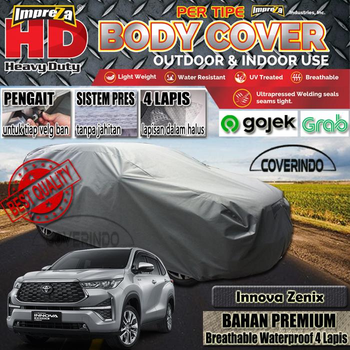 Promo Cover Mobil Toyota Innova Zenix Bahan 4 Lapis - IMPREZA HD - Kota ...