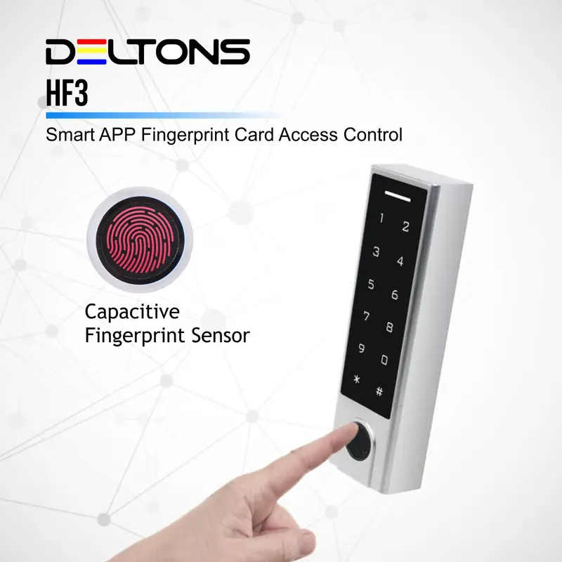 Fingerprint Smart Door Access Control HF3 13.56MHz Waterproof Outdoor 3