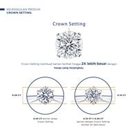 Gambar Adelle Jewellery  - Snowflake Diamond Earrings - Anting Emas Berlian dari Adelle Jewellery Kota Administrasi Jakarta Utara 3 Tokopedia