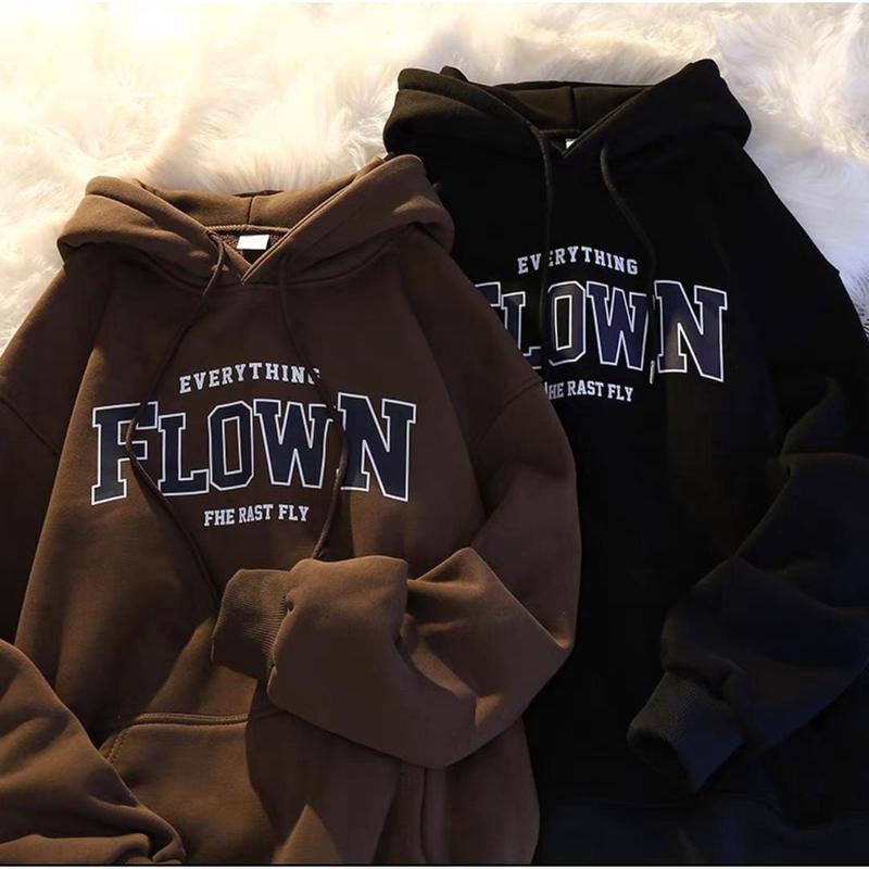 Everything Flown Hoodie Unisex Bahan Fleece Sweater Hodie Wanita Pria 1