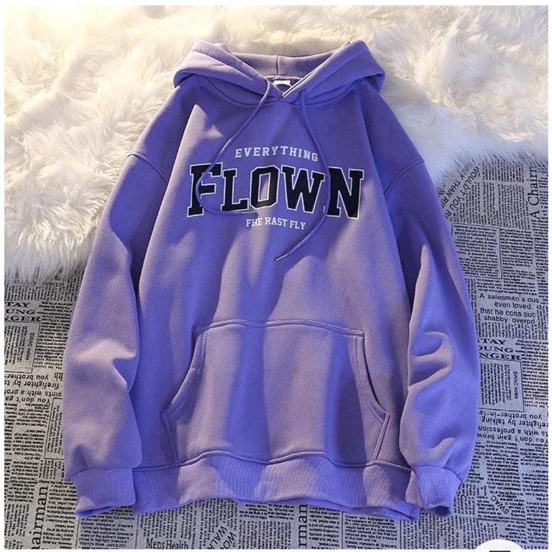 Everything Flown Hoodie Unisex Bahan Fleece Sweater Hodie Wanita Pria 4