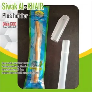 Siwak MISWAK AL KHAIR PLUS Holder Siwak Plus Holder Termurah - Pembersih Mulut ala Nabi