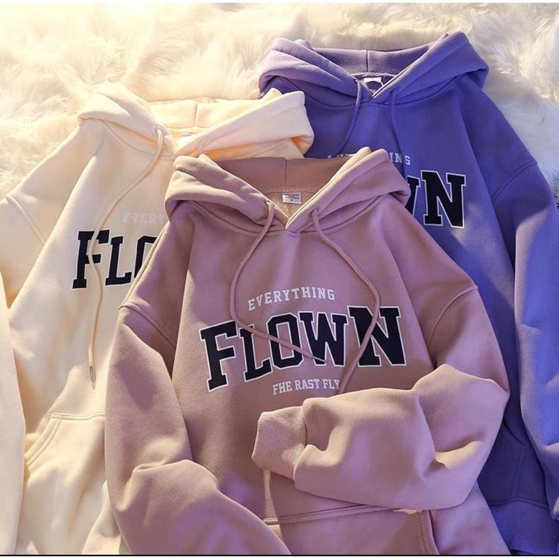 Everything Flown Hoodie Unisex Bahan Fleece Sweater Hodie Wanita Pria 0