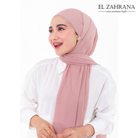 Gambar EL ZAHRANA PASHMINA CERUTY BABYDOLL PASMINA POLOS CERUTI LIGHT - Putih dari El Zahrana Kab. Gresik 1 Tokopedia