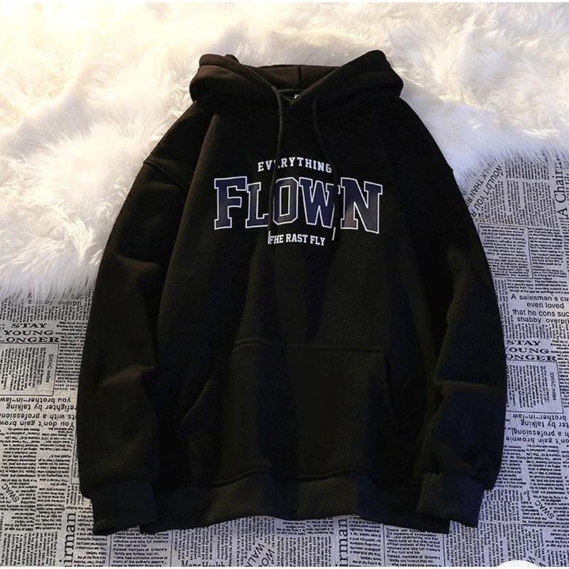 Everything Flown Hoodie Unisex Bahan Fleece Sweater Hodie Wanita Pria 2