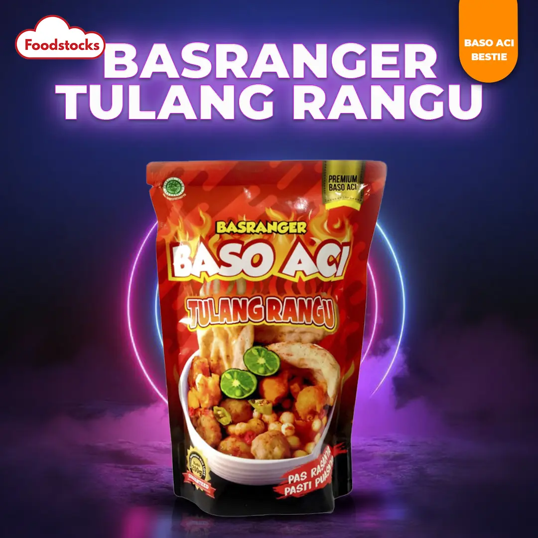 Baso Aci Tulang Rangu Pedas Basranger - Extra Jeruk Limau 200gr