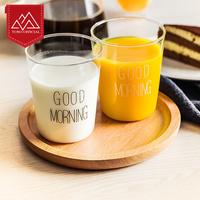 Gambar GOOD MORNING BREAKFAST CUP GELAS KOPI TEH SUSU COFFEE MILK JUICE GLASS - 400 BLACK WORDS dari Toso Mart Kota Administrasi Jakarta Pusat 5 Tokopedia