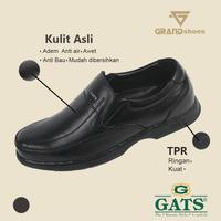 Gambar Gats Sepatu Pria Pantopel Formal Slip On Kulit Asli Murah 6 dari batikchiara Kab. Bandung Barat 1 Tokopedia