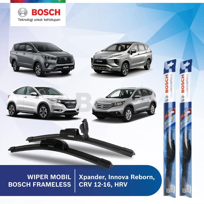 Gambar Wiper Mobil Bosch Frameless Xpander, Innova Reborn, CRV 12-16, HRV dari Garasi 54 Kota Tangerang Selatan Tokopedia