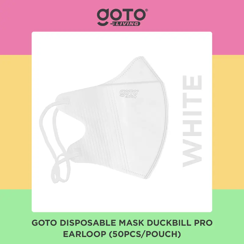 Goto DB 4 Pro Masker Duckbill Mask 4 Ply Facemask Earloop Warna 4Ply 3