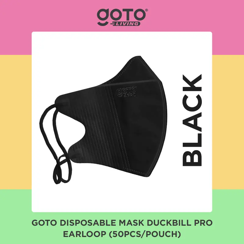 Goto DB 4 Pro Masker Duckbill Mask 4 Ply Facemask Earloop Warna 4Ply 4