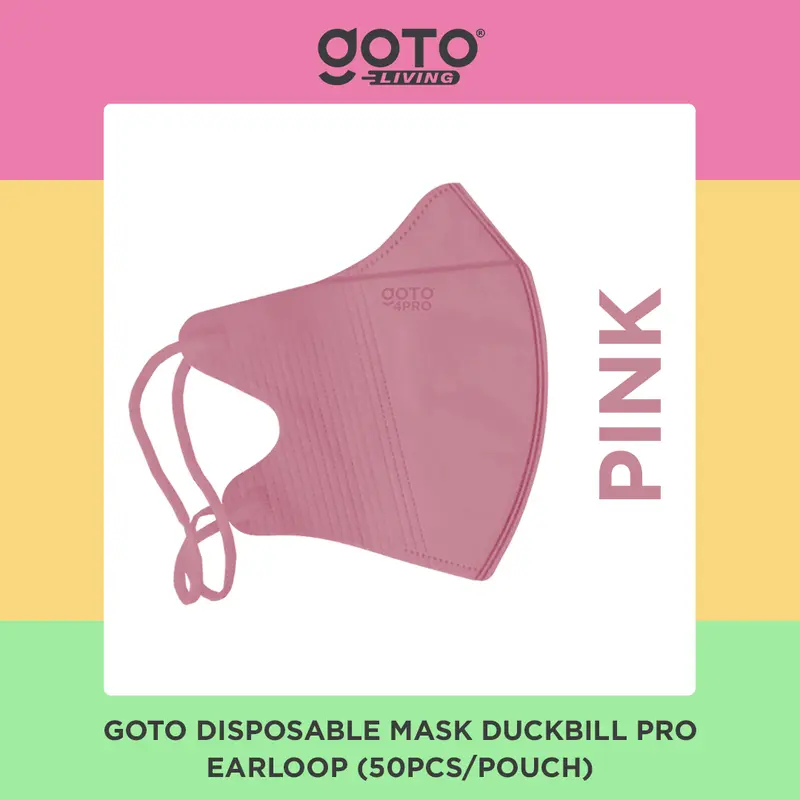 Goto DB 4 Pro Masker Duckbill Mask 4 Ply Facemask Earloop Warna 4Ply 5