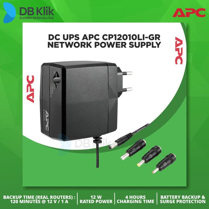 Gambar DC UPS APC CP12010LI-GR Network Power Supply with Battery Backup dari DBklik Semarang Kota Semarang Tokopedia