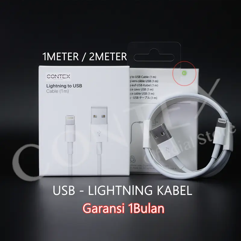 Kabel iPhone Cable Data lightning to USB 1M/2M Original 0