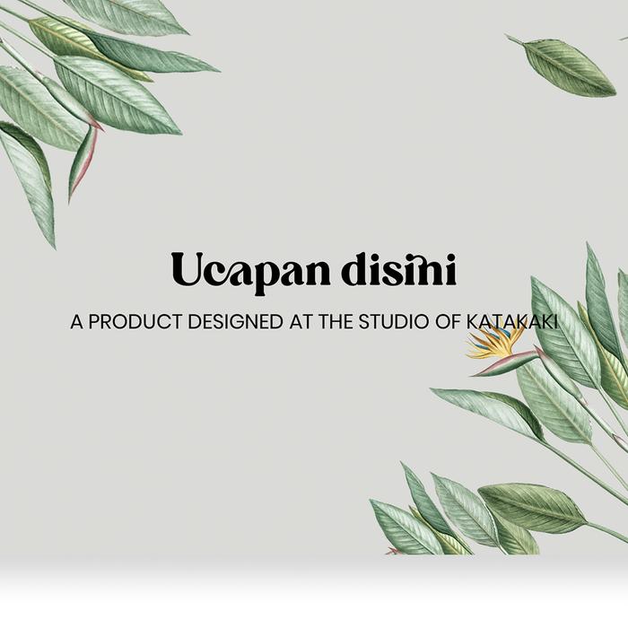 Gambar kartu ucapan custom card katakaki - A6 dari katakaki Kota Bandung 3 Tokopedia