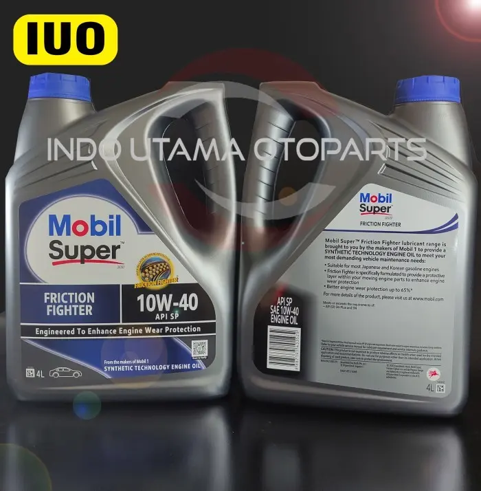 Oli Mobil Super Friction Fighter MOBIL ONE 10W 40 API SP Ltr
