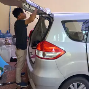 kaca film 3M black beauty night hawk black chrome crystalline fx ready