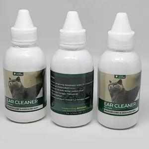 Ear Cleaner Pembersih Kotoran Telinga Kucing Grooming Cat Pet Ear 60Ml