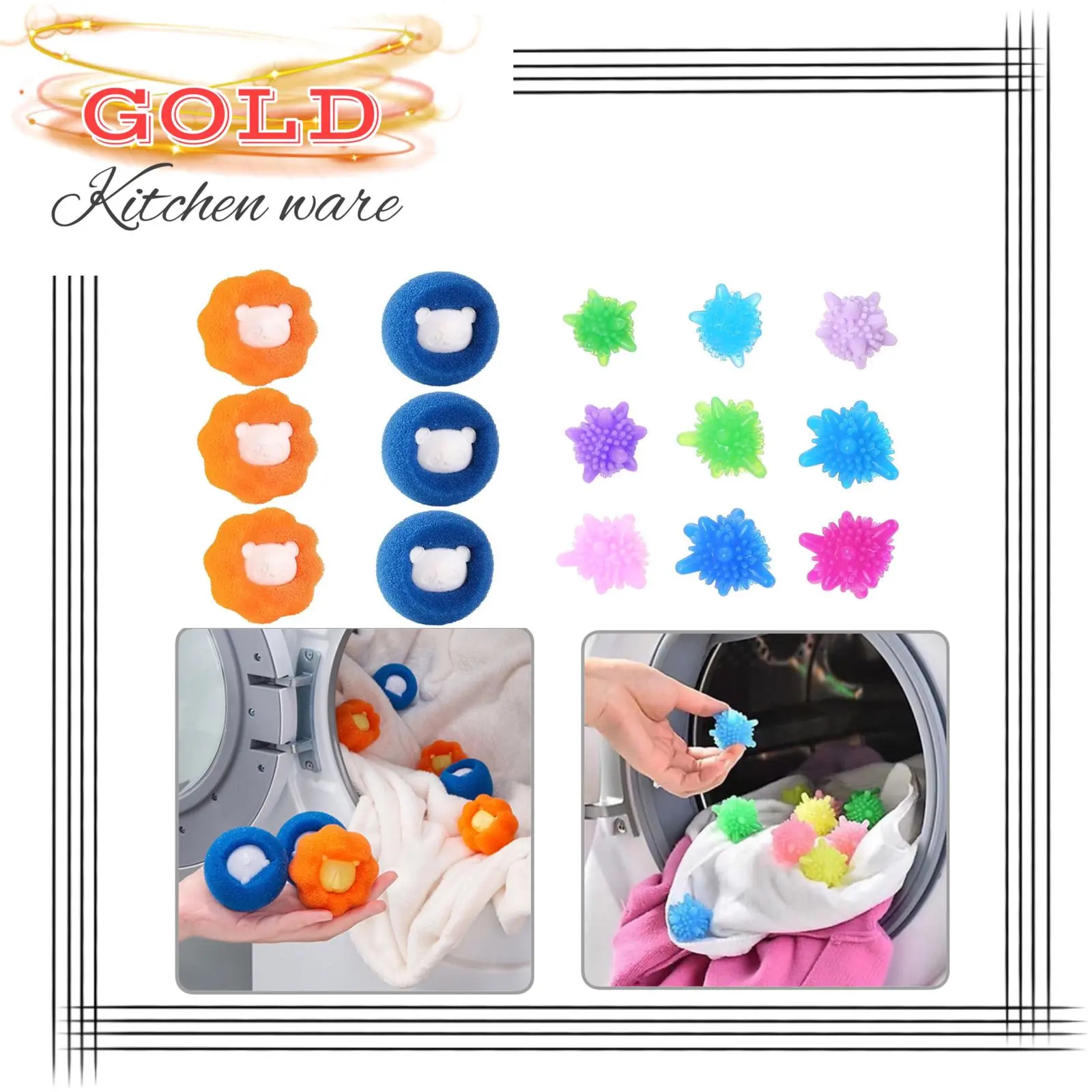 G560 BOLA KARET PENCUCI BAJU MESIN CUCI / LAUNDRY BALL