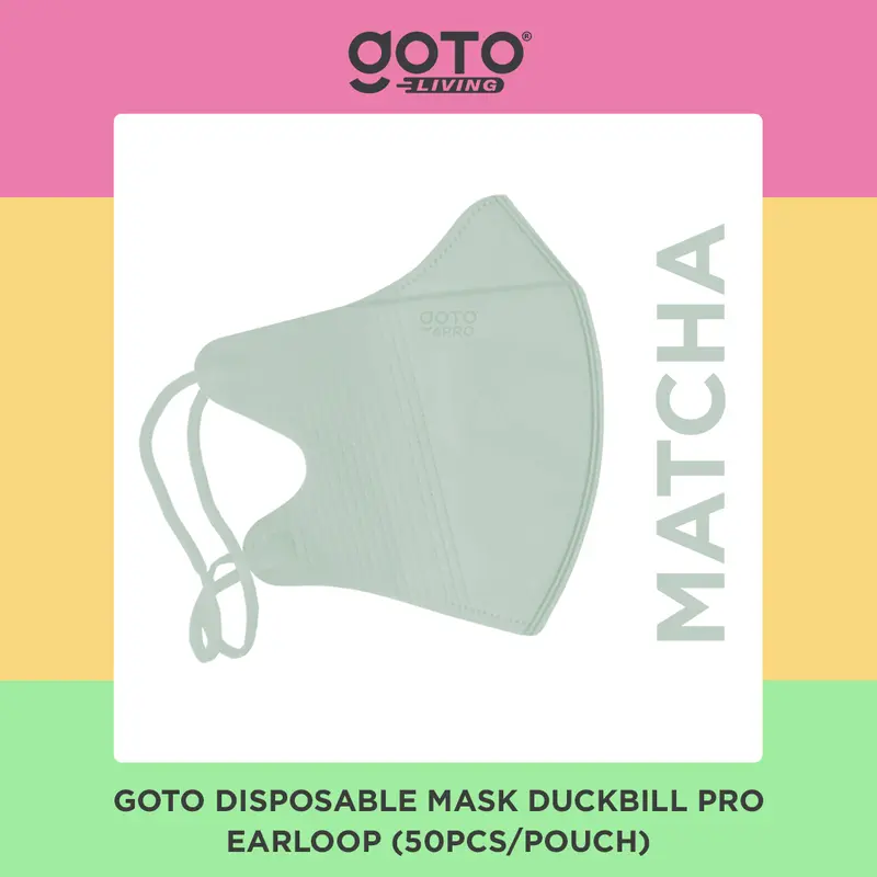 Goto DB 4 Pro Masker Duckbill Mask 4 Ply Facemask Earloop Warna 4Ply 6