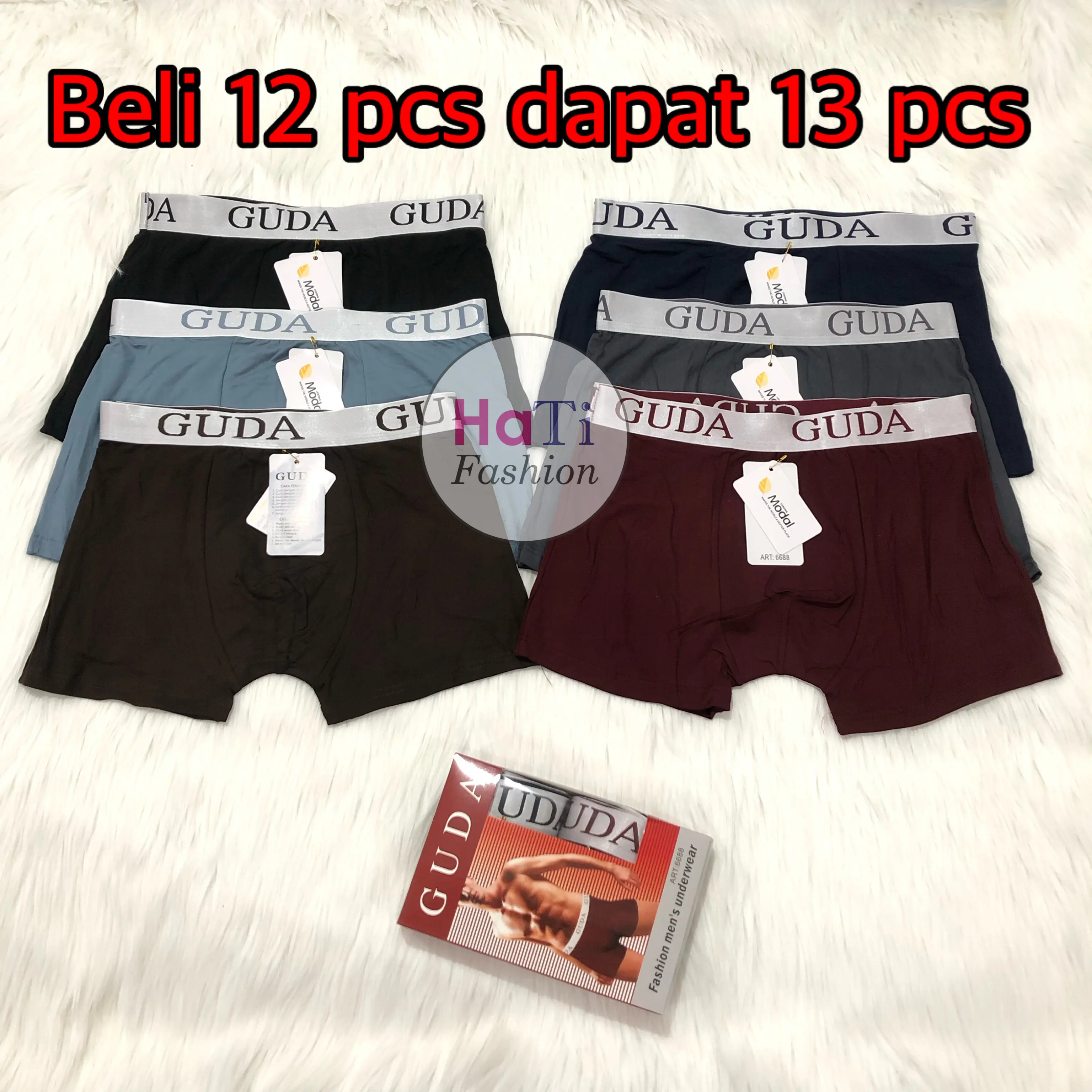 Guda 6688 - Celana Dalam - Boxer Pria