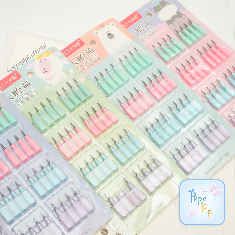 Isi Ulang Pensil Peluru ZC-201 Kucing Lantu Susun Bensia Refill Refil 0