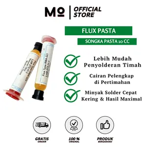Baru Cairan Flux Pasta Amtech Suntik Songka Pasta 10 CC Minyak Timah