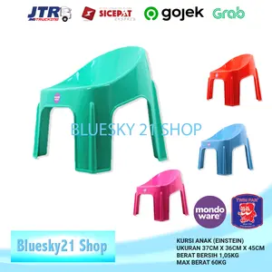 KURSI ANAK SANDAR PLASTIK WARNA WARNI ANTI SLIP MURAH NYAMAN EINSTEIN